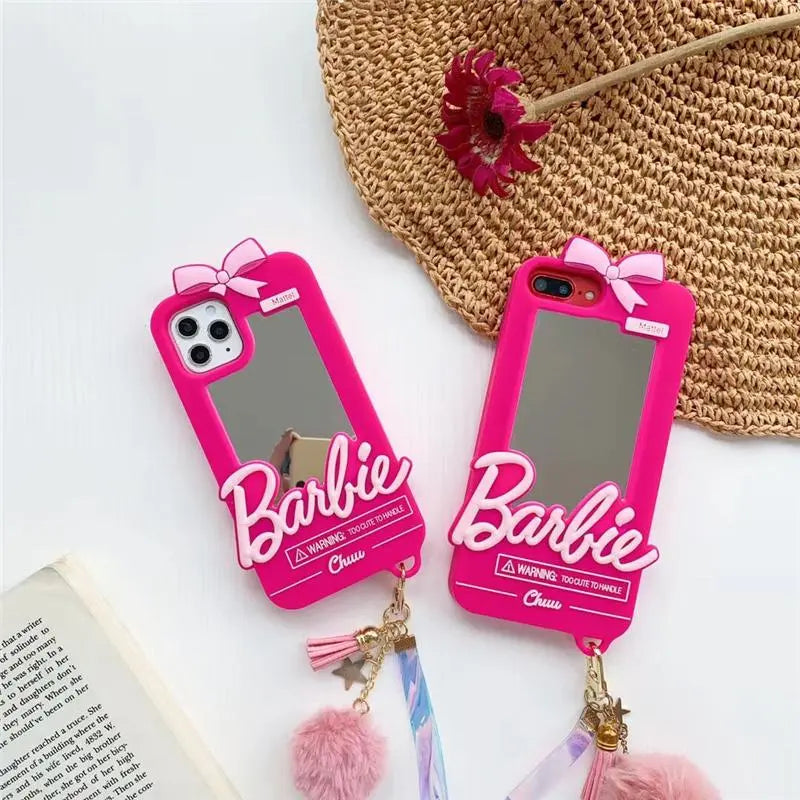 Cute Mirror pendant Phone case