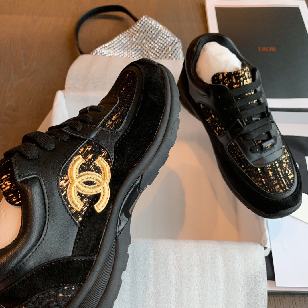 Chanel Sneakers (Black)